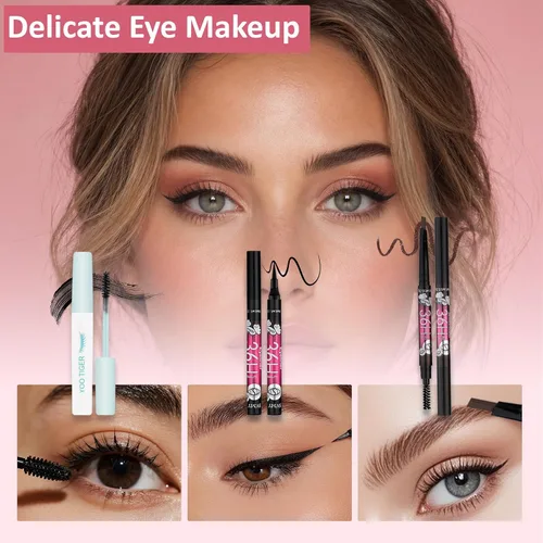 Miniatura 6 de Kit de maquillaje todo en uno para adolescentes, juego de regalo de maquillaje para mujeres, caja de regalo para las fiestas, paquete esencial
