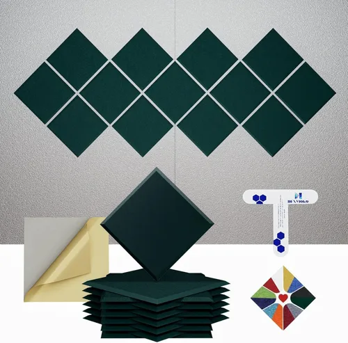 Miniatura 60 de Paneles acústicos autoadhesivos [390 lbs/yd³ de densidad ultra alta], panel de absorción de sonido de segunda generación, panel de sonido de nivel