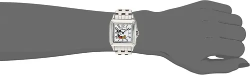 Miniatura 2 de Disney Reloj de cuarzo analógico cuadrado para adultos plateado