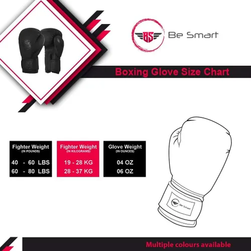 Miniatura 4 de Guantes de boxeo para niños Be Smart de 4 a 12 años, 4oz 6oz, guantes de entrenamiento para niños, guantes de boxeo juvenil, guantes