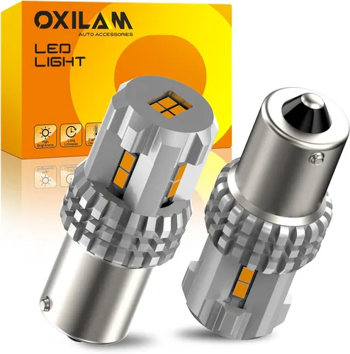 Miniatura 10 de OXILAM 1157 Bombillas LED de freno de 3000 lúmenes, extremadamente brillantes, 2057 7528 7507 BAY15D 1157, bombillas LED para luces traseras, luces