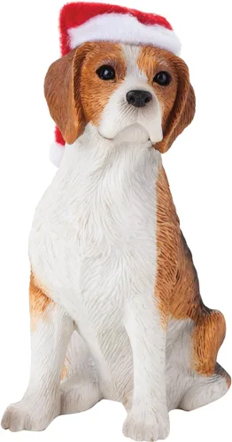Miniatura 4 de Sandicast Escultura de Beagle de tamaño pequeño, sentado (SS00902)