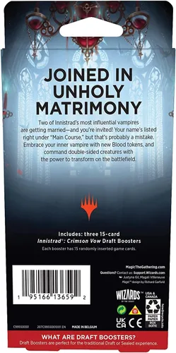 Miniatura 4 de Magic The Gathering Innistrad: Crimson Vow 3-Booster Draft Pack 45 cartas mágicas