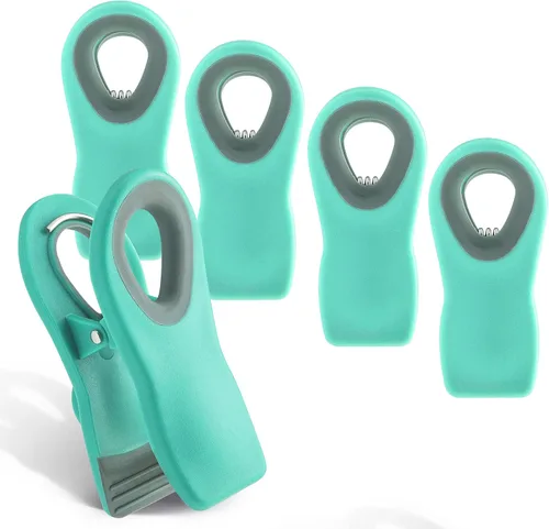 Miniatura 26 de COOK WITH COLOR Clips para bolsas de chips con imán para almacenamiento de alimentos con agarre hermético para bolsas de pan, bolsas de aperitivos