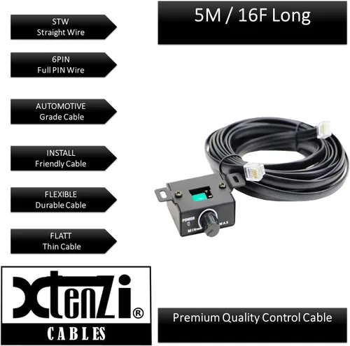Miniatura 6 de Xtenzi Pomo remoto de repuesto compatible con amplificador de la serie Q de Image Dynamics
