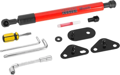 Miniatura 7 de Winunite Compatible con F150 2015-2025 Asistente de Compuerta Trasera – Material de Acero Inoxidable, Descenso Controlado Silencioso, No Más