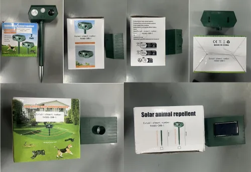 Miniatura 7 de Repelente solar ultrasónico de animales Sonic Fortress Pro Repelente de mapaches Repelente de gatos, disuasorio de ciervos con sensor de movimiento