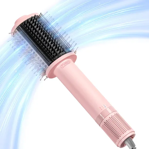 TYMO Cepillo secador de pelo 4.0, ligero 3 veces más rápido, cepillo secador de pelo iónico 5 en 1 que añade brillo, volumen y plenitud para estilos