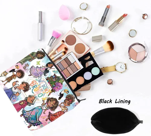 Miniatura 3 de LEVLO We Don't Talk About Bruno Bolsa de cosméticos The Magic Family Fans Gift Magic Fairy Tales Makeup Zipper Bag Bag, Acerca de Bruno, Bolsa
