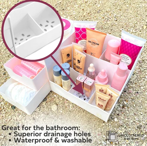 Miniatura 5 de Despejado diseños Maquillaje Organizador con cajones