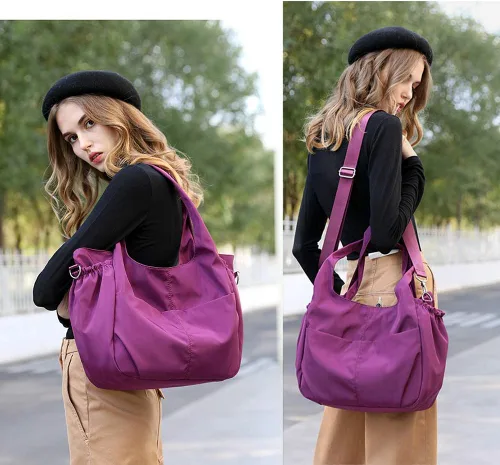 Miniatura 2 de MINTEGRA Hobo - Bolso cruzado para mujer, de nailon, impermeable, bolso de hombro, bolso casual