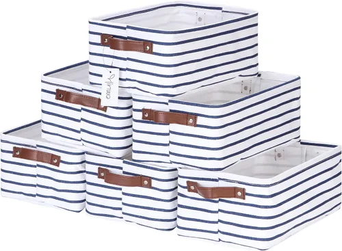 Miniatura 54 de Hinwo 31L Bolsas de almacenamiento grandes, organizadores de armario y almacenamiento, cestas de estante, cestas de almacenamiento plegables