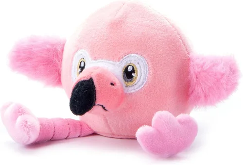The Petting Zoo Peluche de flamenco, regalos para niños, juguete para apretar animales de vida silvestre Squishiez, juguete de peluche de flamenco