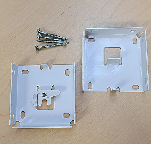 Soportes Rollease tipo Fascia para R16 y Skyline Clutch. para rodillo, rodillo, pantalla de pantalla, pantalla solar. (R16 Fascia blanca, 3 pulgadas)