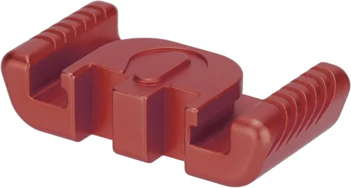 Miniatura 4 de NDZ Performance Placa trasera de aluminio con asistencia deslizante para Glock 1-5 Glock 17 19 19 19 x 22 23 24 26 27 31 32 33 34 35 45 47 49, Rojo