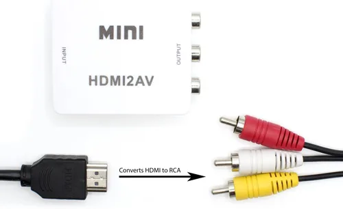 Miniatura 4 de THE CIMPLE CO - Kit convertidor HDMI a RCA para conectar digital a analógico - Convierte HDMI a RCA - Solo se convierte abajo, no funciona