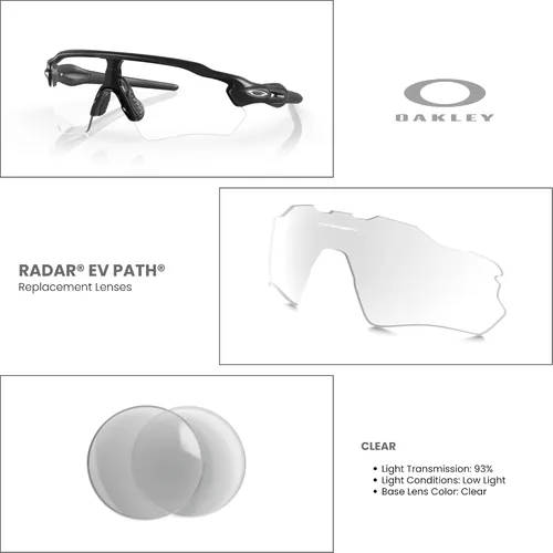 Miniatura 3 de Oakley Original Radar EV Path OO9208 PRIZM Replacement Lenses For Men For Women+ Bundle Microfiber Pouch -FRAMES NOT INCLUDED