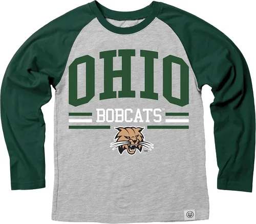 Miniatura 76 de Wes and Willy NCAA playera raglán de manga larga para niños