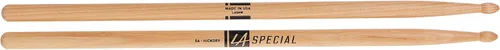 Miniatura 3 de Baquetas LA Specials - Baquetas de nogal 5A - Juego para tambores acústicos o electrónicos - Punta de madera ovalada - Peso y tono consistentes - 3