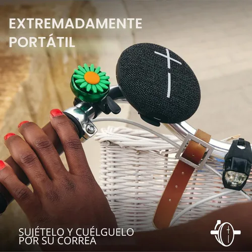 Miniatura 2 de Ultimate Ears MINIROLL Altavoz Bluetooth ultra portátil impermeable, graves grandes, IP67 a prueba de polvo, rango de 131 pies, color negro suave