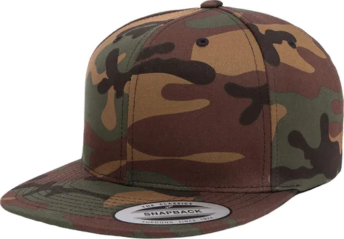 Miniatura 19 de Yupoong Visera plana estructurada de 6 paneles Classic Snapback (6089)