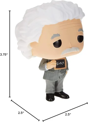 Miniatura 6 de POP Icons: World History - Figura de vinilo de Albert Einstein Funko (incluye funda protectora de caja compatible), multicolor, 3.75 pulgadas