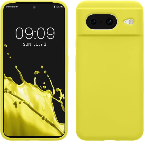 Miniatura 77 de kwmobile Funda compatible con Google Pixel 7 - Funda de silicona TPU con acabado suave - Piedra antigua