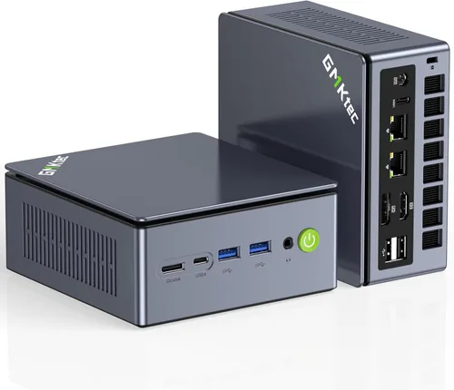 Miniatura 11 de GMKtec PC para juegos, K11 AMD Ryzen 9 8945HS (8C/16T, hasta 5.2 GHz), 32 GB DDR5 RAM 1 TB Mini PC computadora de escritorio, Oculink, Dual NIC
