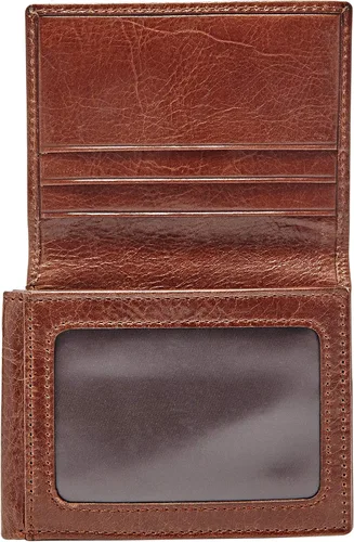 Miniatura 2 de Fossil Cartera de piel con bloqueo RFID para hombre