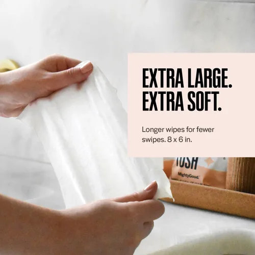 Miniatura 4 de Wipe That Tush On-The-Go Toallitas desechables a granel – 12 paquetes de 10 toallitas de viaje envueltas individualmente, 120 en total – Sin