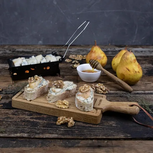 Miniatura 4 de Boska Set de parrilla para raclette Milano - Set Partyclette para llevar - Adecuado para queso, carne, pescado y verduras - Portátil antiadherente
