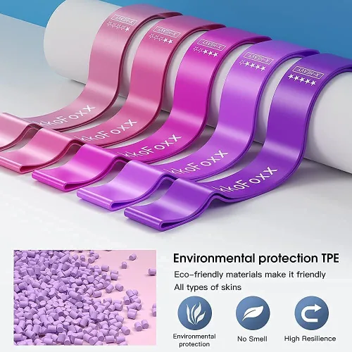 Miniatura 3 de Bandas de ejercicio de resistencia, bandas de resistencia para fitness en casa, estiramiento, entrenamiento de fuerza, terapia física, bandas