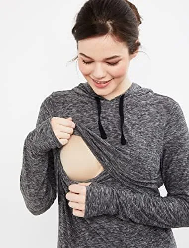 Miniatura 2 de Motherhood Maternity Sudadera con capucha de lactancia para mujer