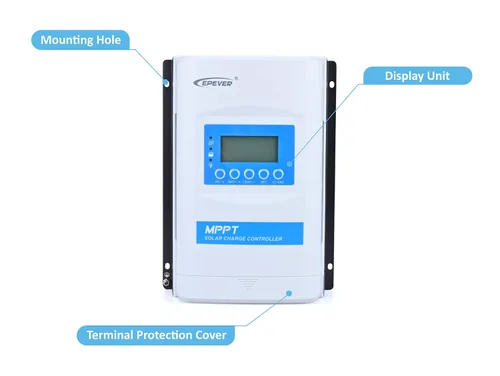 Miniatura 6 de EPEVER Controlador de carga solar MPPT serie XTRA3215N, carga y descarga máxima de 30 A, conversión de energía de alta eficiencia, ideal