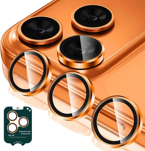 Miniatura 22 de Tensea Protector de lente de cámara Compatible para iPhone 17 Pro Max/17 Pro/15 Pro Max/15 Pro/16 Pro Max/16 Pro/14 Pro Max/14 Pro, Cubierta