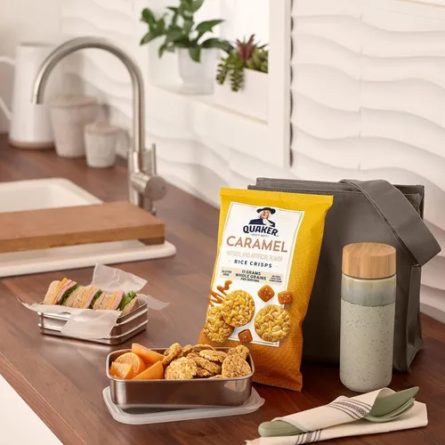 Miniatura 5 de Quaker - Patatas fritas de arroz, sin gluten, mezcla de variedad dulce y salada de 4 sabores, porción única, 19 g, paquete de 30