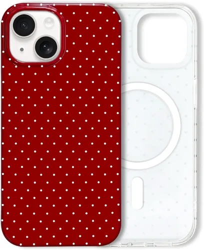 Miniatura 149 de Hython Funda para iPhone Air, diseño estético de lunares lindos, funda simple de 6.5 pulgadas, delgada, antiarañazos, parachoques de TPU suave, a