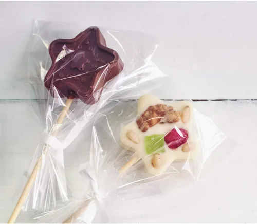 Miniatura 5 de Morepack Bolsas de celofán transparente de 3 x 4 pulgadas, 200 bolsas de plástico OPP con 200 lazos giratorios para envolver regalos, paletas