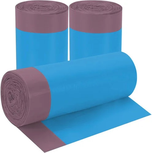 Miniatura 11 de 6 rollos de bolsas de basura pequeñas con cordón, bolsas de basura pequeñas con cordón grueso de 4 galones para cocina, baño, dormitorio, hogar, 120