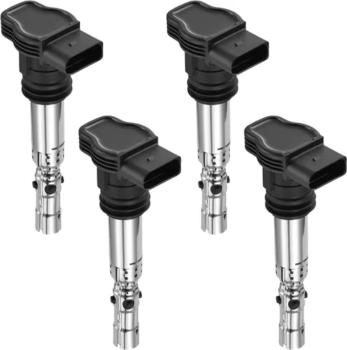 Miniatura 57 de BDFHYK Paquete de bobinas de encendido UF529 y bujías de iridio 4644 compatibles con Audi A3 A4 Allroad Quattro A5 Quattro Q5 TT Quattro Volkswagen