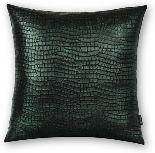 Miniatura 28 de Funda de almohada de piel de cordero – Funda de cojín para sofá – Fundas decorativas para sala de estar o dormitorio, 14 x 14 pulgadas – Negro
