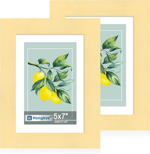 Miniatura 131 de Hongkee - Juego de 2 marcos de fotos, HK042515-MD5.5X8.5-BK(2PK)
