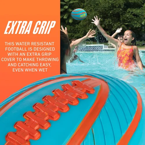 Miniatura 3 de Nerf Fútbol acuático para piscina y playa – Tidal Toss Pool Football para juegos acuáticos – Juguete perfecto para niños – Bola de agua de agarre