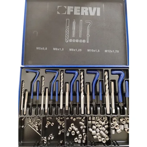 Miniatura 15 de HHIP 1011-0081 Kit de reparación de roscas helicoidales STI de 31 piezas 1/4-20