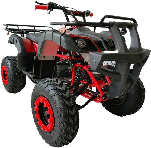 Miniatura 5 de HHH ATV Quad de 4 ruedas para adultos, de 200 cc, cuatrimoto, tamaño completo, para jóvenes, ATV para jóvenes y grandes (negro)
