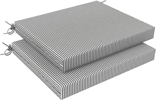 Miniatura 23 de LVTXIII Cojines para Sillas de Exterior, Cojines para Muebles de Patio Resistentes a la Decoloración, Cojines Cuadrados para Sillas de Esquina