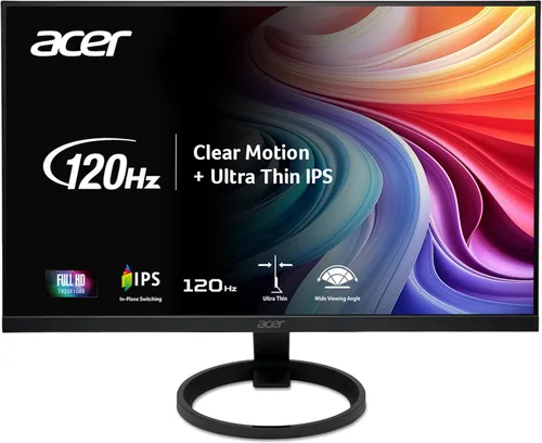 Miniatura 9 de Acer R240HY bidx de 23.8 pulgadas IPS HDMI DVI VGA (1920 x 1080) monitor panorámico, negro