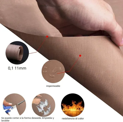Miniatura 2 de Paquete de 3 láminas de teflón de PTFE para prensa de calor, hojas de transferencia antiadherentes, 16 x 20 pulgadas, papel de transferencia