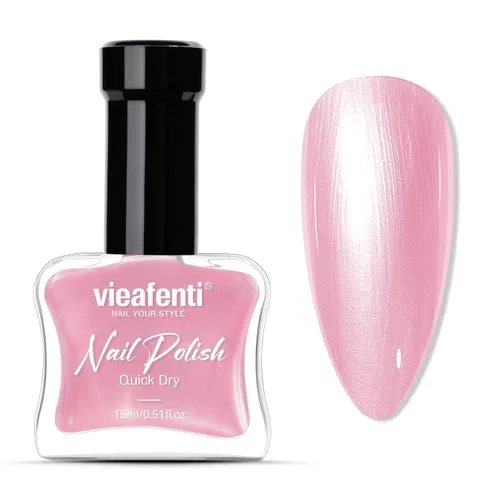 Miniatura 21 de Esmalte de uñas negro de 0.5 fl oz, esmalte de uñas de secado rápido, esmalte regular de larga duración, secado al aire, base de aceite, esmalte