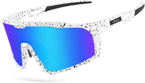 Miniatura 15 de Ukoly Gafas de sol para ciclismo, correr, béisbol, pesca y golf para hombres y mujeres, gafas de sol deportivas con lente HD UV400 de 620